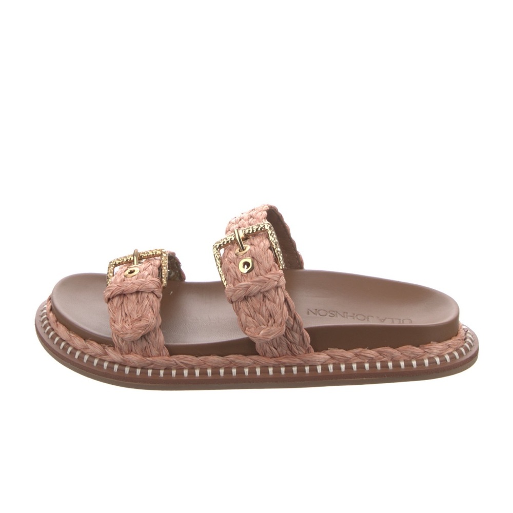 Ulla Johnson raffia slides